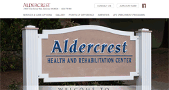 Desktop Screenshot of aldercrestskillednursing.com